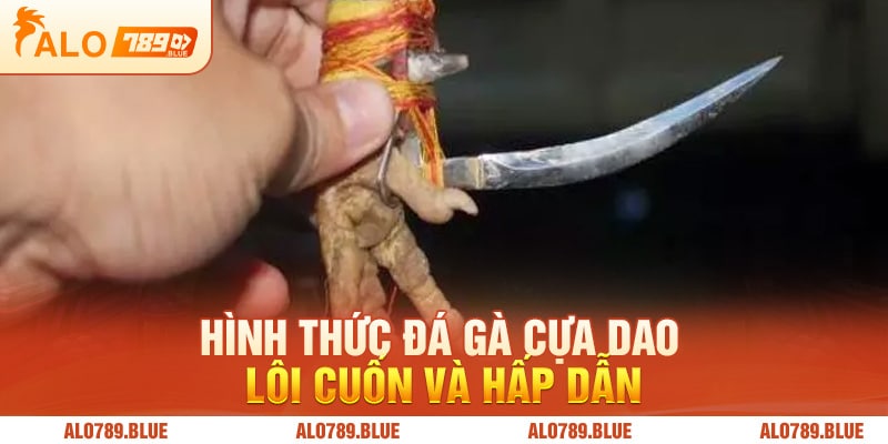 Hình thức đá gà cựa dao lôi cuốn và hấp dẫn